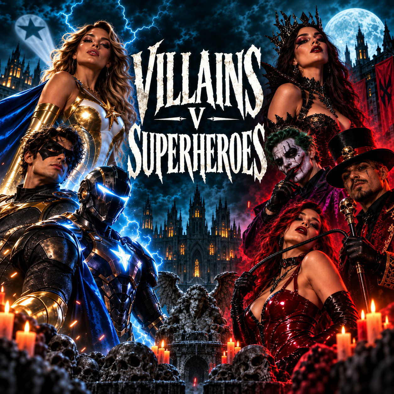 villiansuper square Saints and Sinner Hallowwen Party in Rome